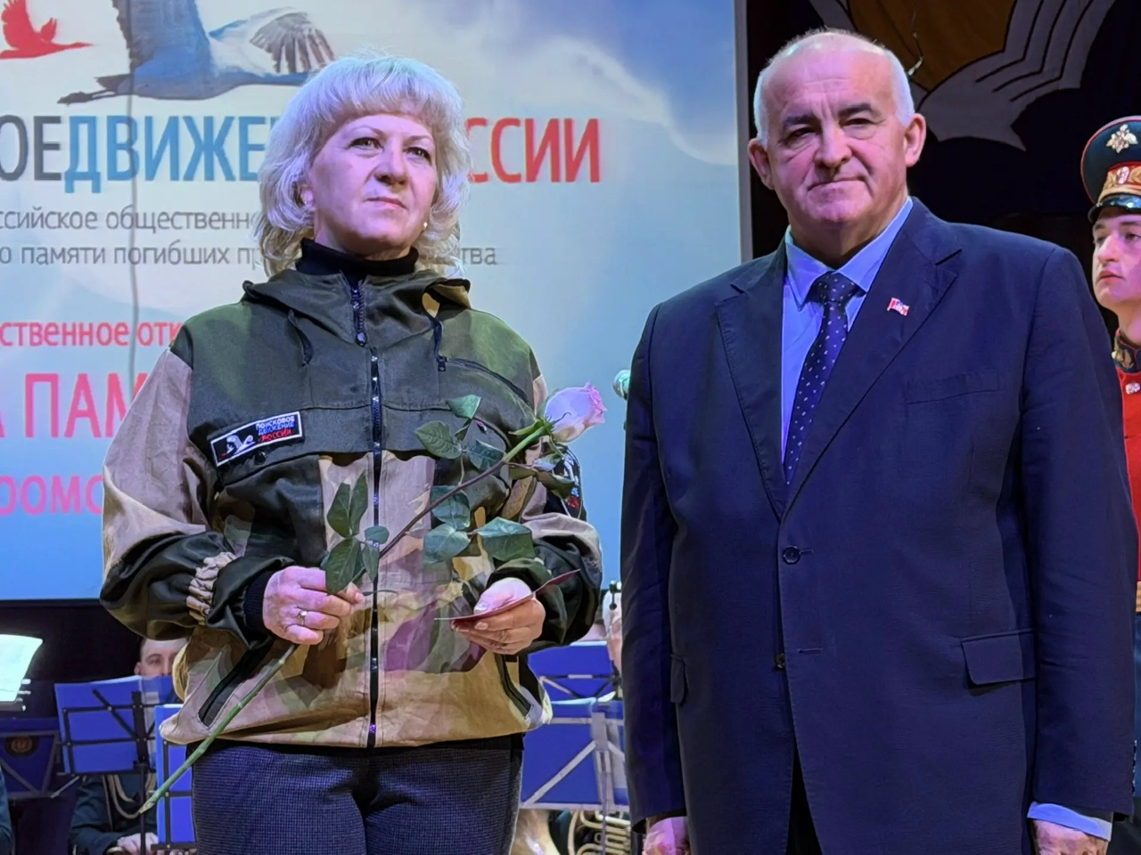 Сергей Ситников и Алексей Анохин приветствовали участников "Вахты Памяти»