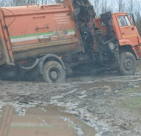 В Шарье дороги после работ превратились в месиво