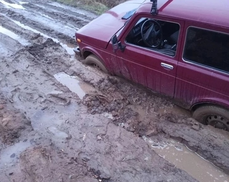 В Шарье дороги после работ превратились в месиво