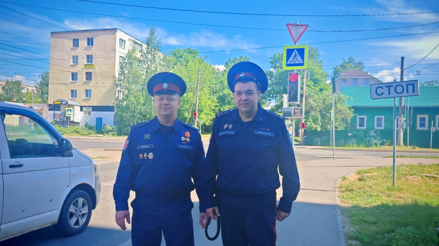На улицы Костромы вышли казачьи патрули