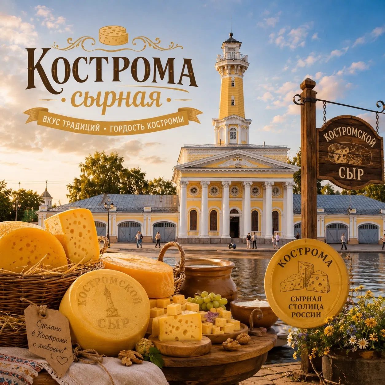 Кострому снова накроет сырная волна: рассказываем, как пройдет Фестиваль сыра
