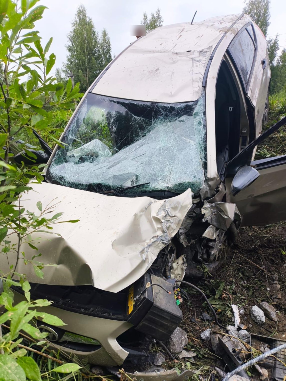 Жесткое ДТП под Костромой: женщина за рулем Hyundai оказалась в больнице