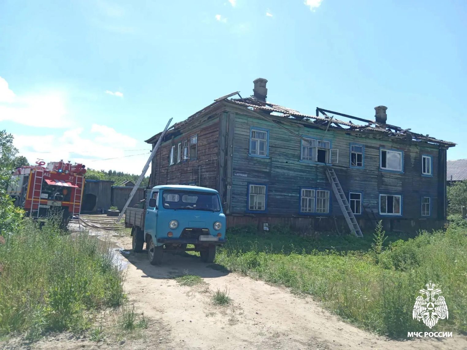 Названы причины пожара в жилом доме в костромском райцентре