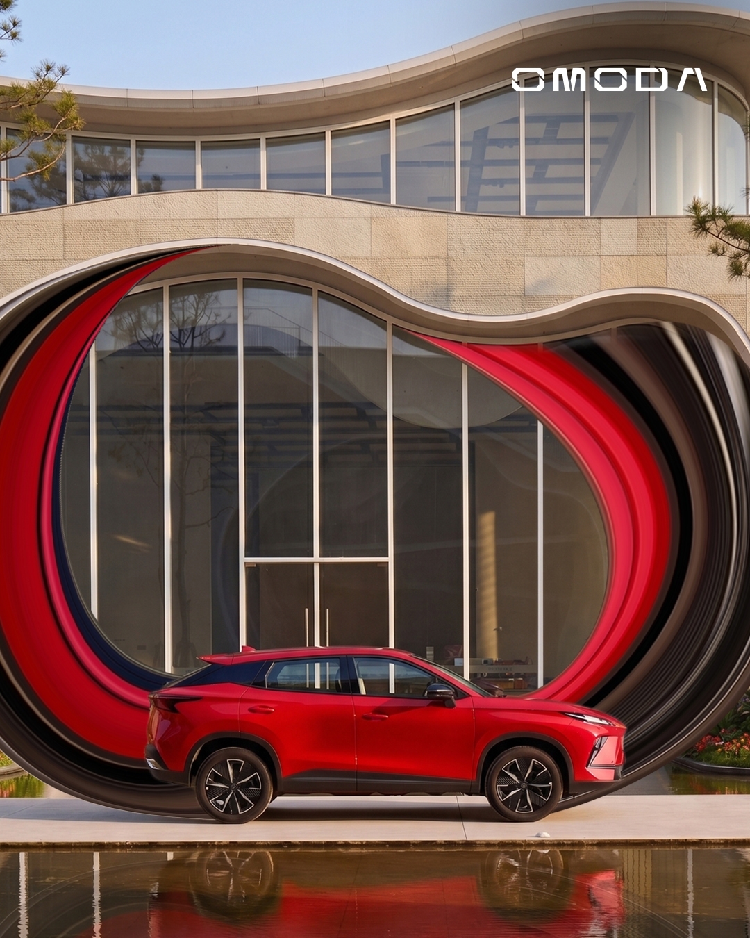 OMODA C5 в Костроме: о дизайне говорят цифры, а о характере — дороги