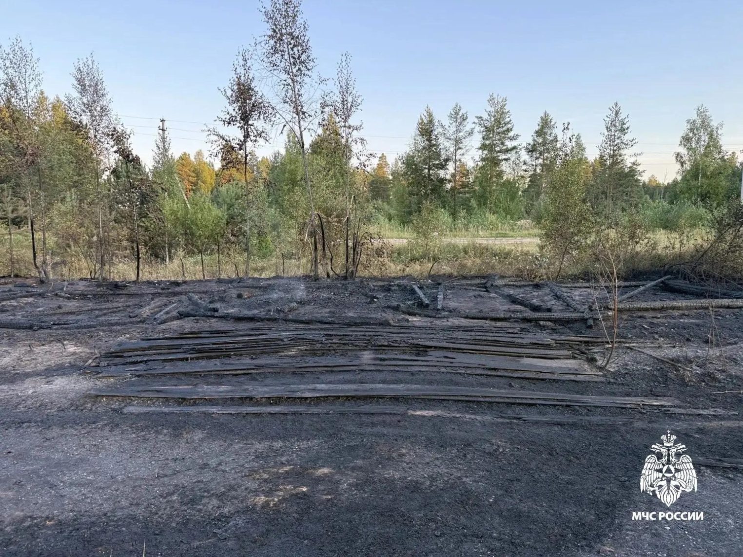 В Костромской области при пожаре пострадал пенсионер