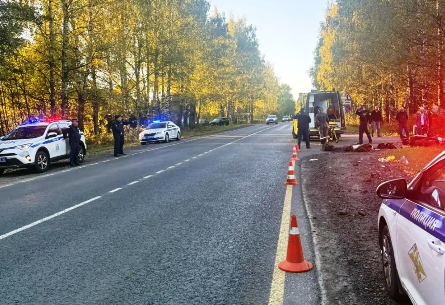 В жестком ДТП под Костромой погиб мотоциклист