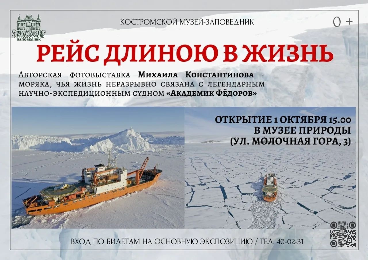 Закаты, айсберги и киты: в Костроме откроется уникальная выставка о полярных буднях