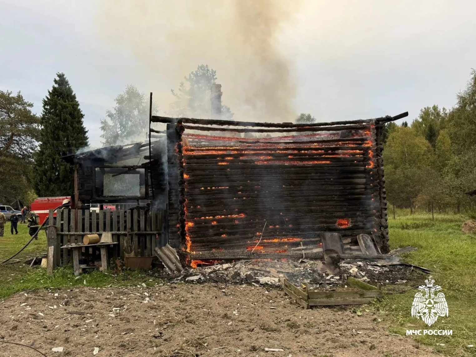51-летний мужчина погиб при пожаре в частном доме под Костромой