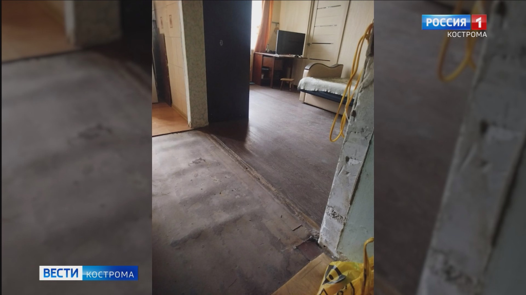 В Костроме из-за прорыва теплосети затопило дом на улице Беговой