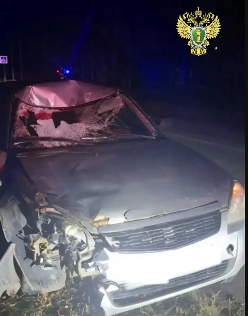 Пешеход погиб под колесами «Лады» в жесткой аварии в Костромской области