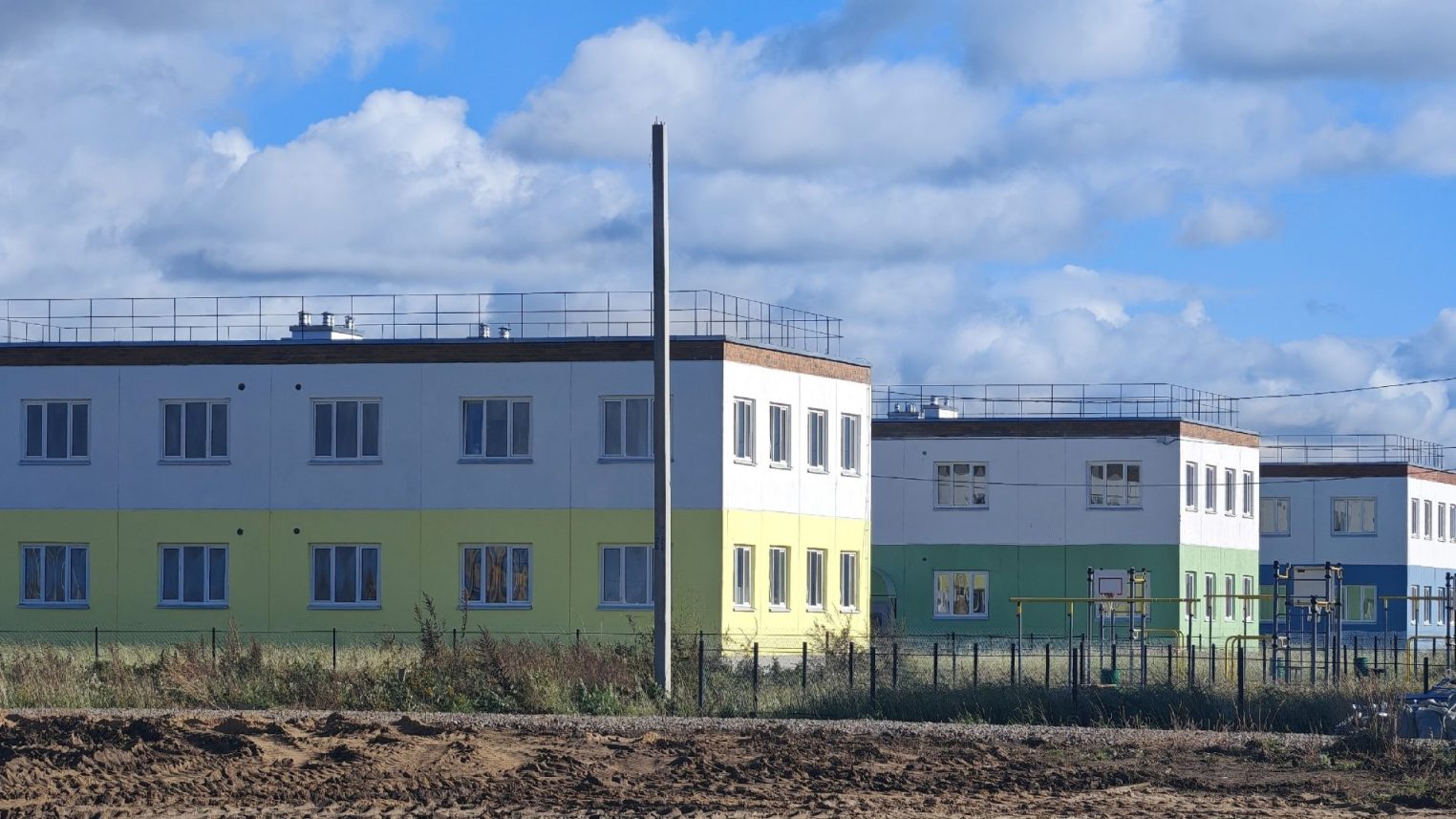 В костромском поселке Первый обустраивают новую конечную остановку