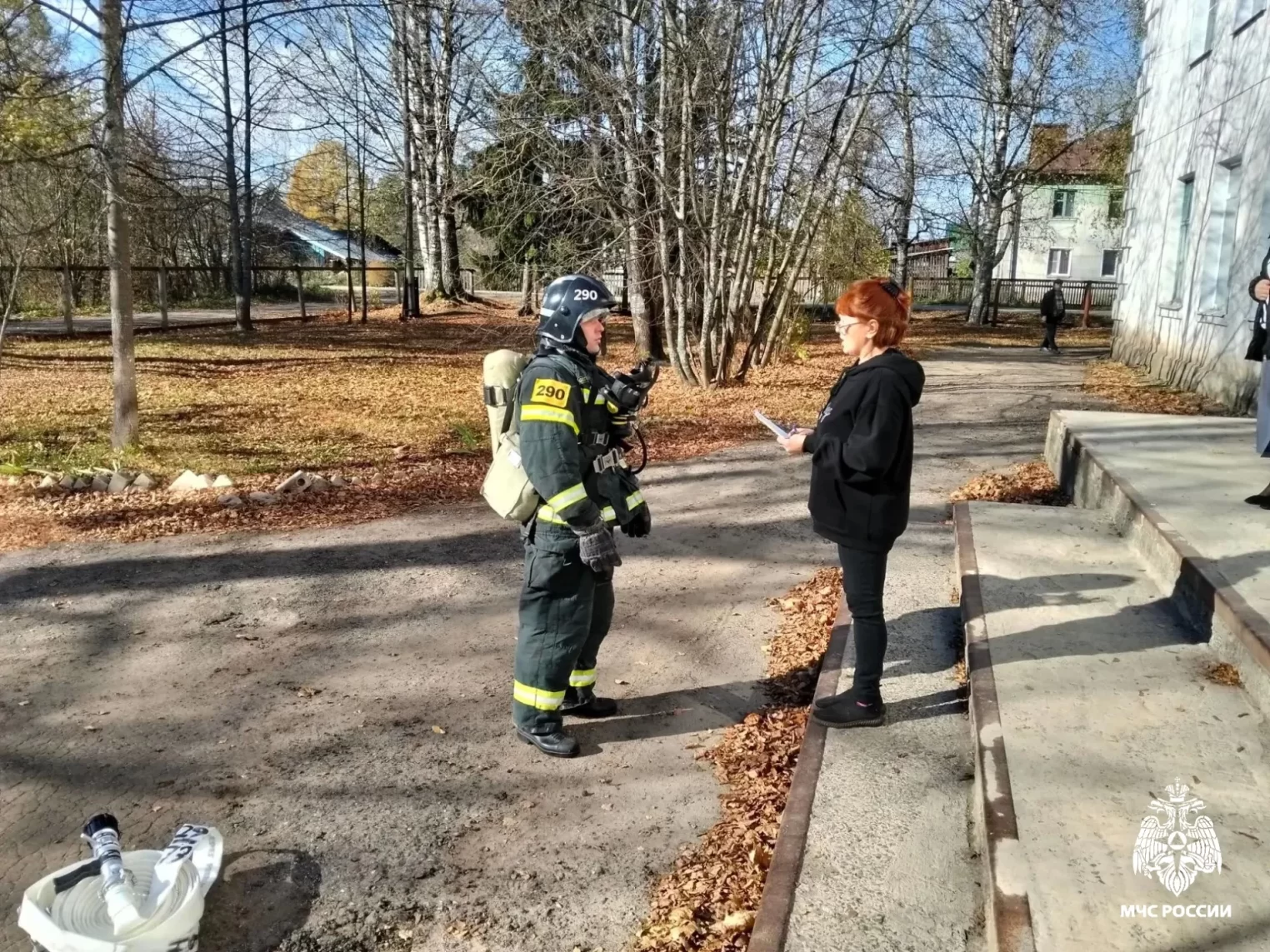 В Поназырево Костромской области «загорелась» школа